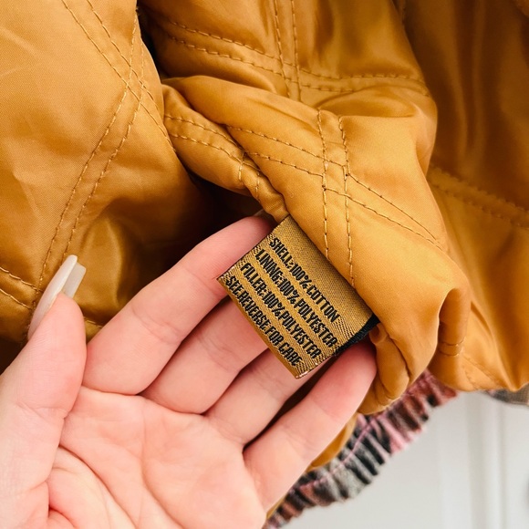 outdoor habitat pink and brown insulated utility kids coat size 4T - Picture 7 of 7